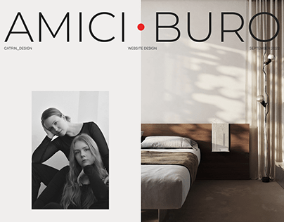 Website Amici Buro | Interior design studio