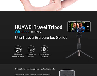 Huawei travel trípod