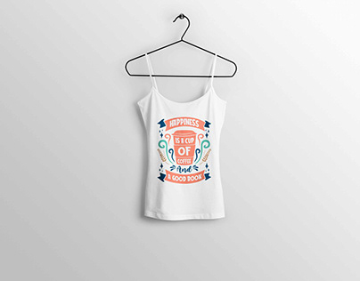 Happiness Cup T-shirt Design