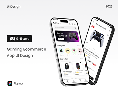 Ecommerce Gaming Accessories Shopping App - G-Store