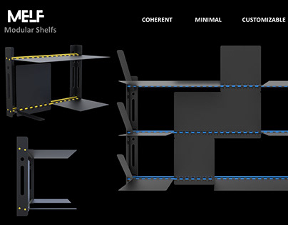 Project thumbnail - MELF - Modular Shelfs