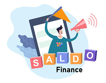Advertising animation for the Saldo Finance application