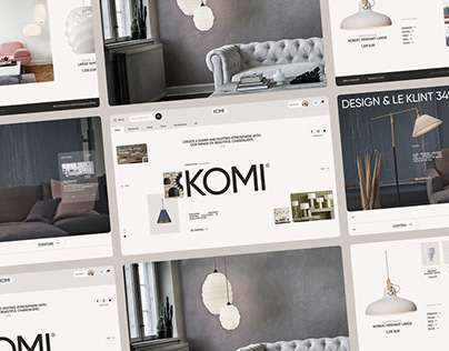 KOMI Furniture Ui | Web Design.