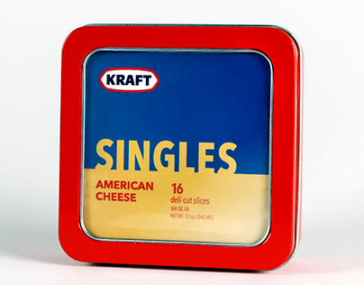 Kraft Singles re-design