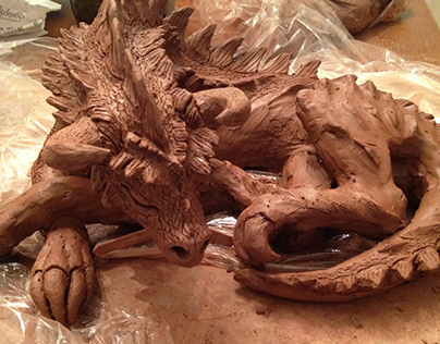 Clay Dragon (in progress)