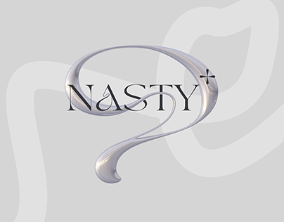 Logo for "NASTY" brows bar