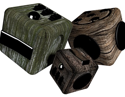 Wooden Fidget cubes