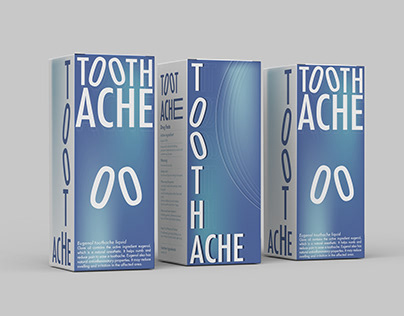 toothache medication packaging design project