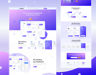 Figma SaaS & Software Landing Pages