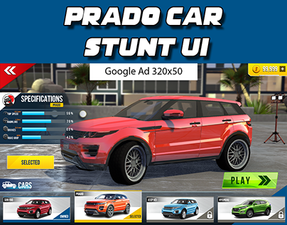 Prado Stunt Car Game UI