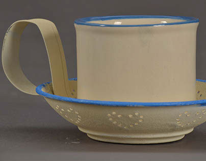 Teacup and saucer for The Bittersweet Series teapot