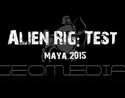 Maya 2015: Alien rig