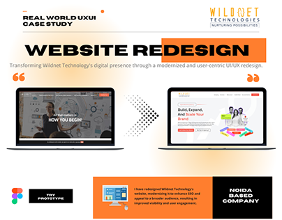 Wildnet Technologies Pvt. ltd. Website Redesign
