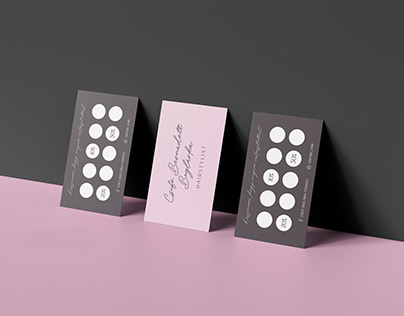 Hairstylist business card