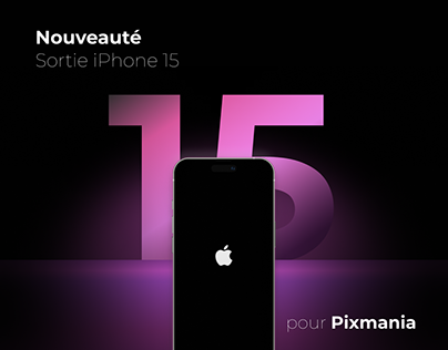 Campagne iPhone 15 Pixmania