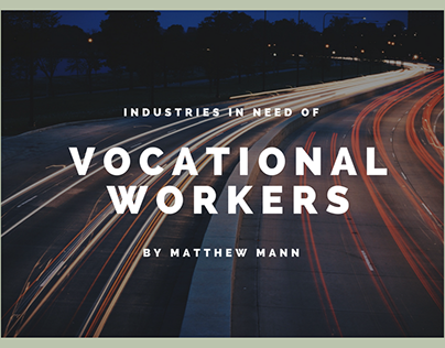 Industries That Need Vocational Workers