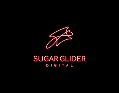 Sugar Glider Digital Logo Design