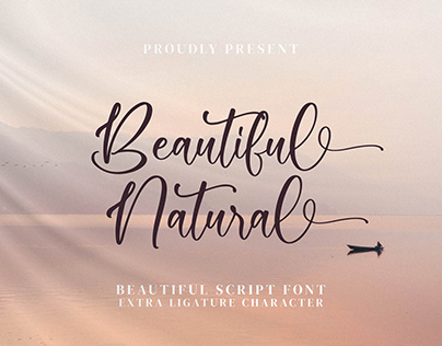 Beautiful Natural - Beautiful Script Font