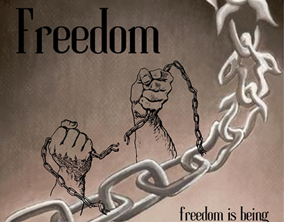 Freedom poster design