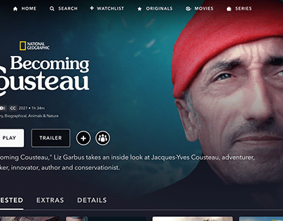 Becoming Cousteau (Nat Geo Doc) Platform Art
