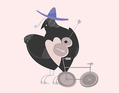 The Bike Rider - Illustrations