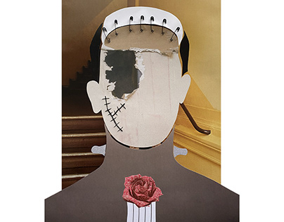 Groom Frankenstein, Analog Collage