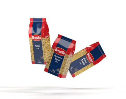 Brunella Pasta (Label & 3D Mockup)