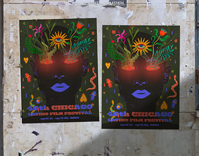 Poster for the 40th Chicago Latino Film Festival