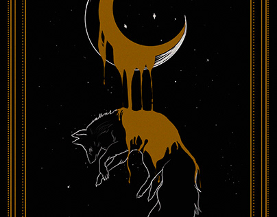 Hati and the moon