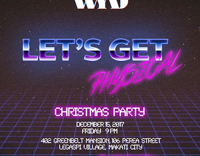 WYD 2017 Christmas Party Poster Design
