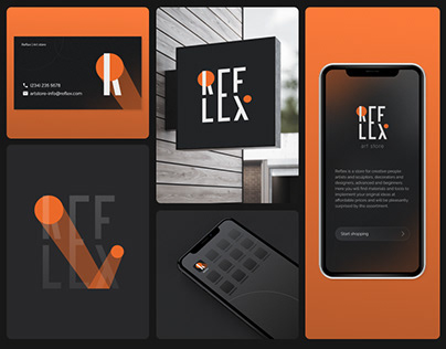 Reflex - art store logo