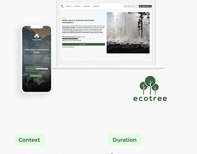 Ecotree Forest Fire Donation Campaign Page
