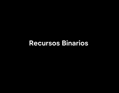 RECURSOS BINARIOS cortometraje 1 min