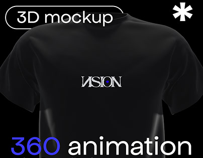 3D mockup animation (Tshirt,Hoodie...)