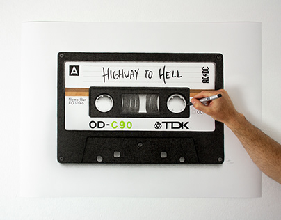 AC/DC Highway to Hell Cassette Tape