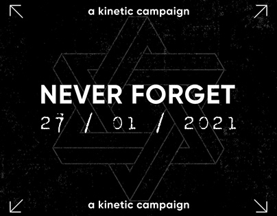Never Forget - A kinetic campaign