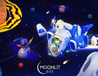 MoonLit War | 3D Concept Art | Aarys
