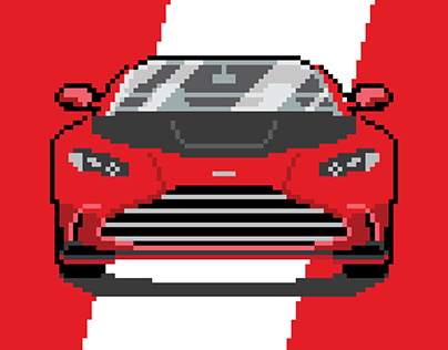 Aston Martin Pixel Vehicles