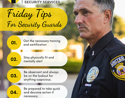 4 Tips For Security Guards