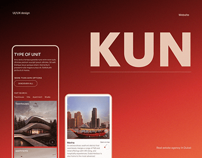 Website for Real Estate Agency KUN