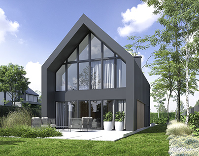 Projekt domu o powierzchni zabudowy do 70 m²