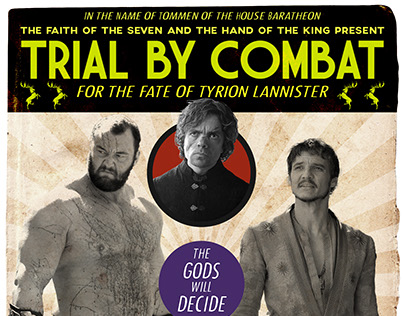 Game of Thrones Trial by Combat Poster