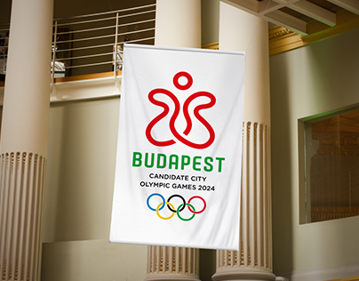 Budapest - Candidate City Olympic Games 2024 LOGO