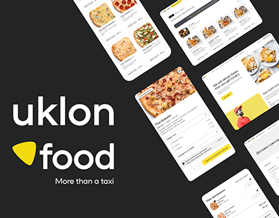 Uklon Food Delivery App UX/UI Case Study