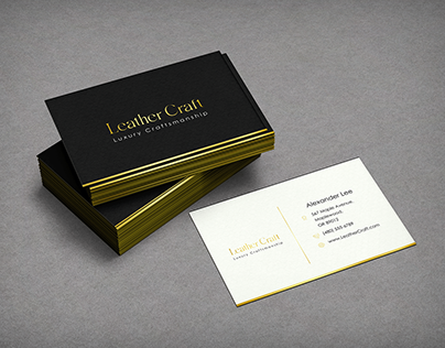 Leather Craft Business Card