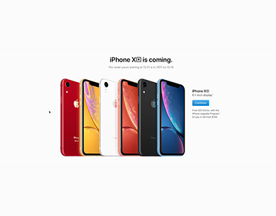 iPhone XR Animation