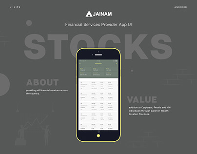 Jainam - UI | UX Mobile Application Mockup