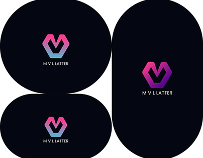 Latter M+V+nagative space latter L Brand Identity, logo