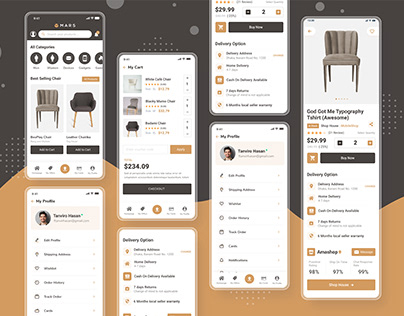 Furniture App UI UX Design