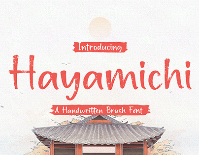 Hayamichi - Free Font